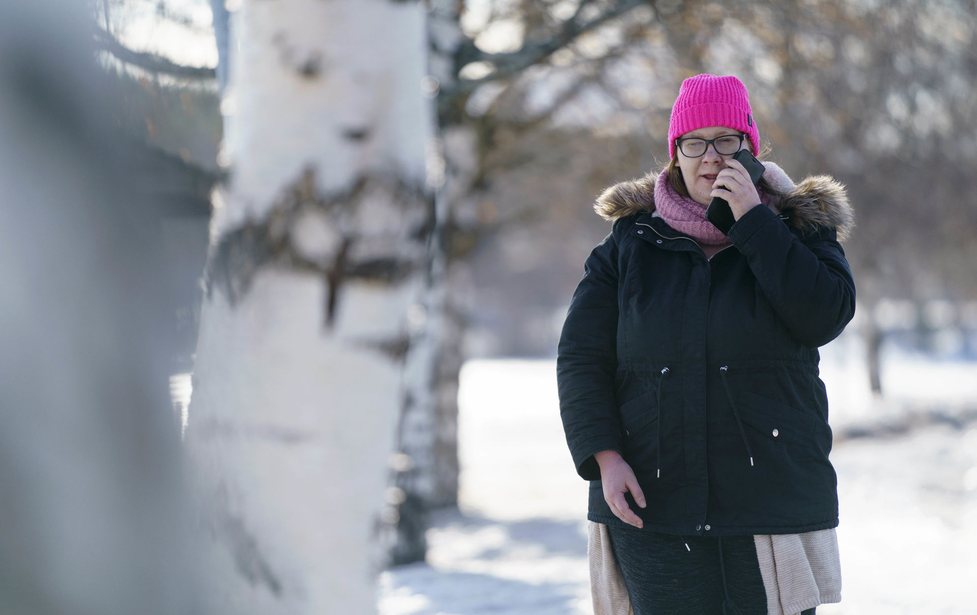 Punaisen Ristin ystävävapaaehtoinen Heli Vähäkangas.